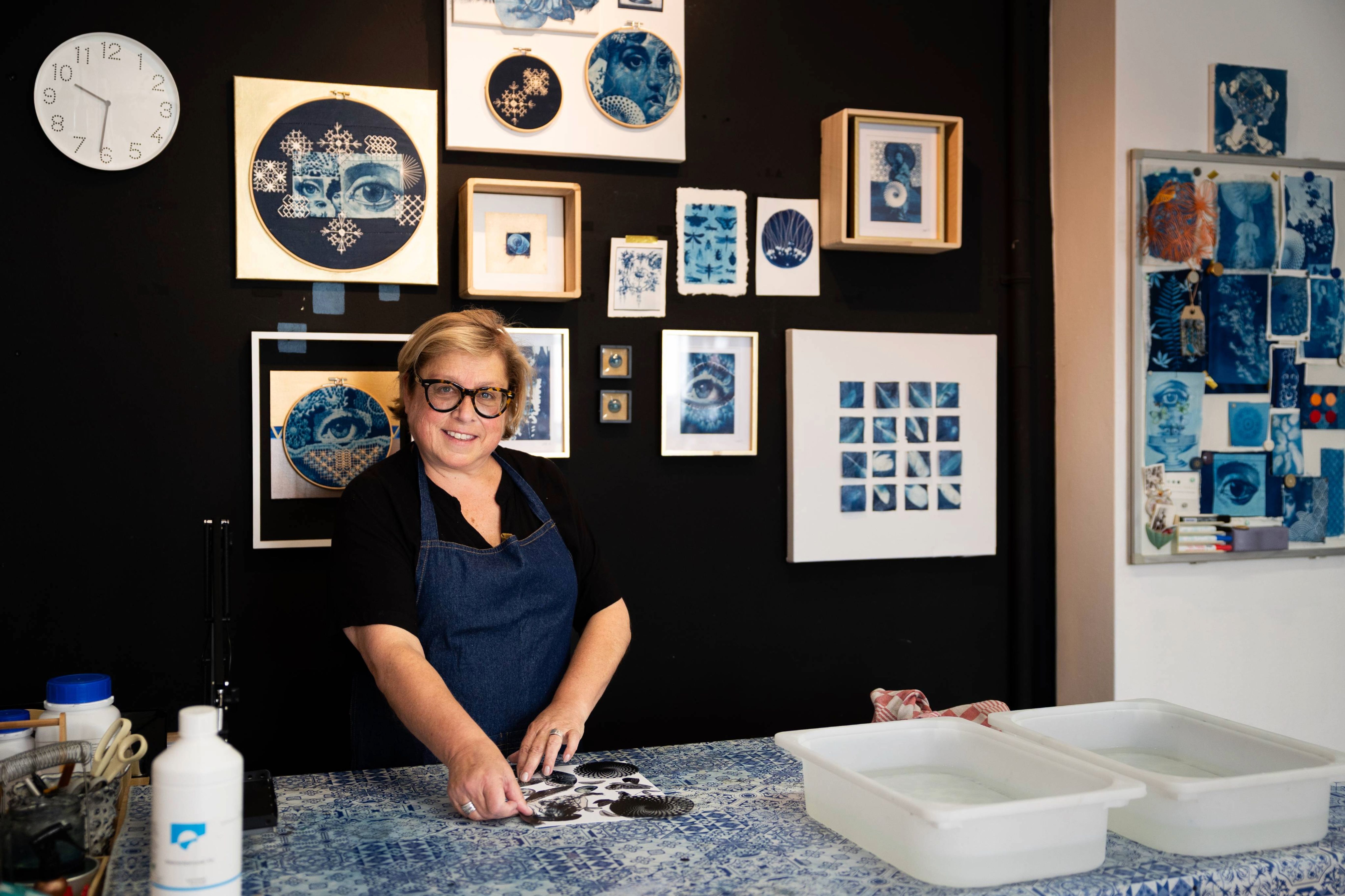 Lea Beyer Atelier In mijn atelier